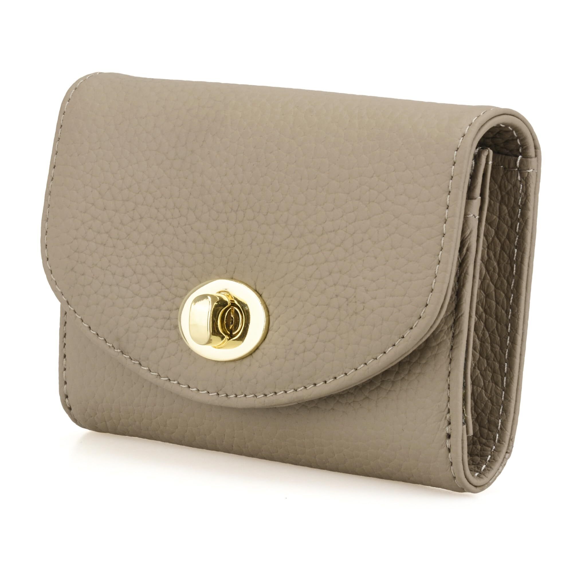 4190 Luxury Quilted Leather Card Holder Wallet Credit Card Holder Small